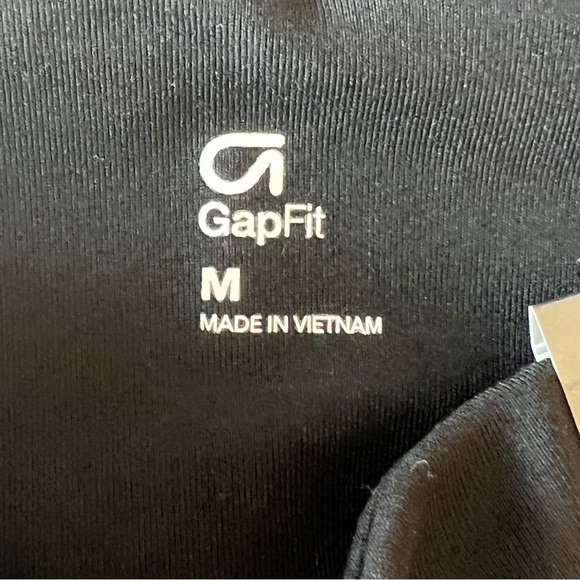 GapFit Women’s Black/Multi-Color Piped Colorblock Full Length Yoga Pants/Legging - Picture 5 of 6